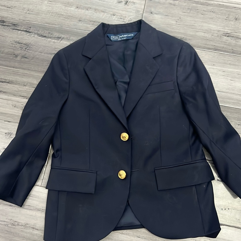 Little boys size 4 polo blazer
